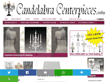 Tablet Screenshot of candelabracenterpieces.info